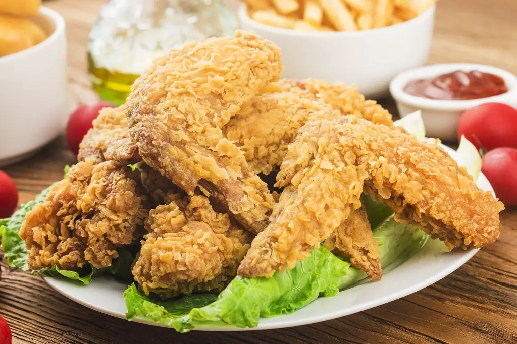 Cuántas Alas de Pollo Hay en 100 Gramos